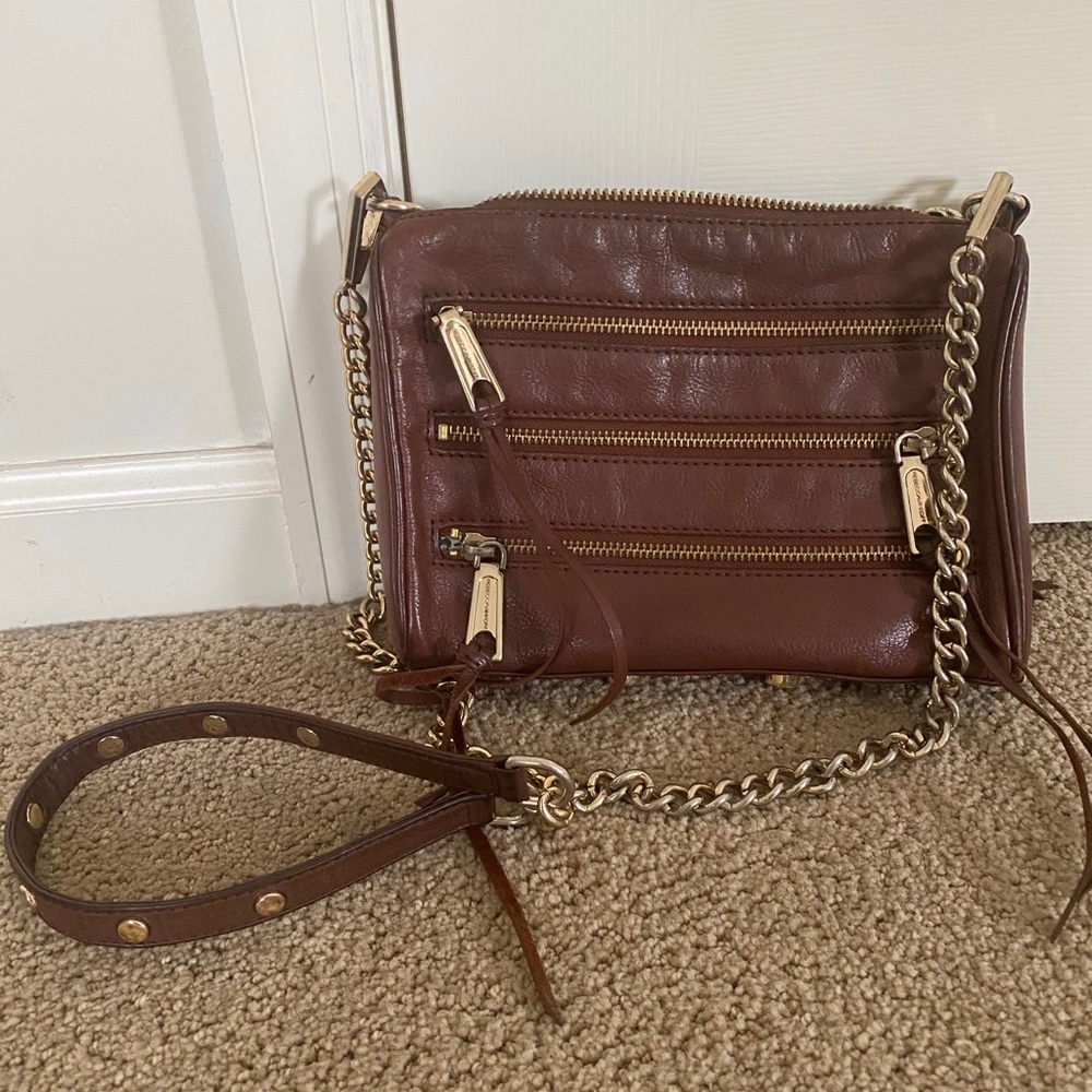 Rebecca minkoff 3 zip crossbody purse